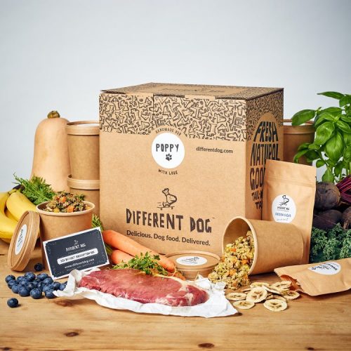 Different Dog box and ingredients